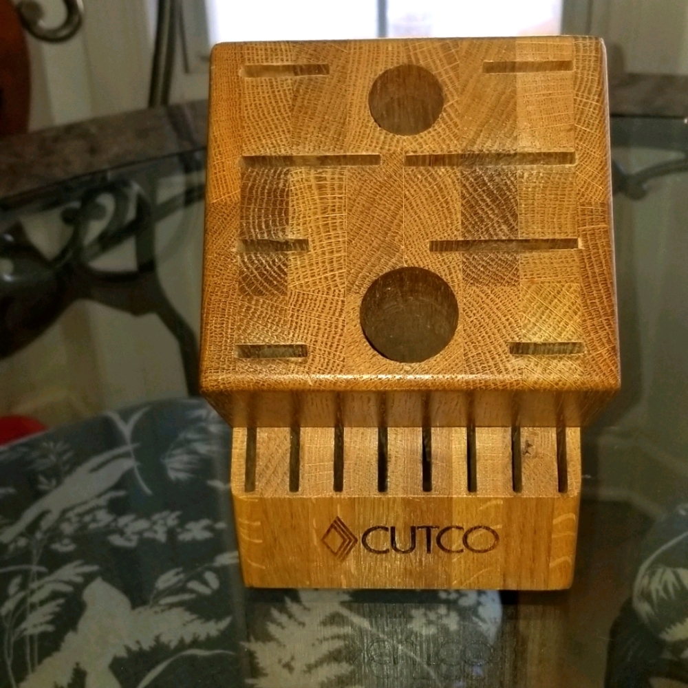 CUTCO KNIFE BLOCK